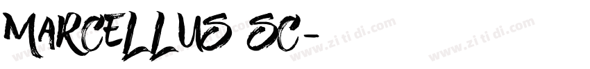 Marcellus SC字体转换